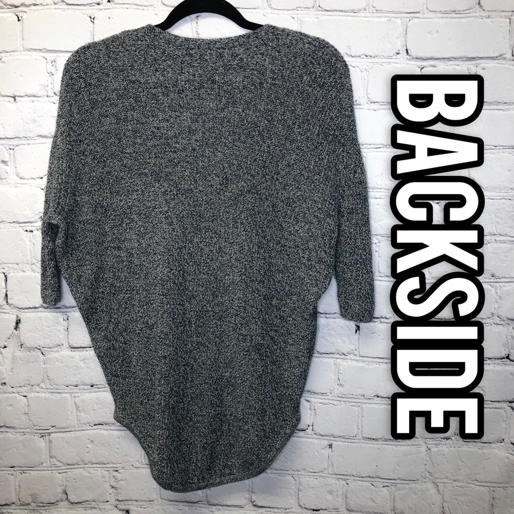Express oversized long sleeve vneck sweater top - Picture 2 of 8